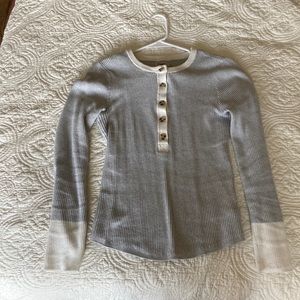 FAHERTY, Mikki Henley Sweater Shirt, Small